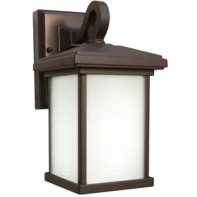 11 in. OneSync Landscape 120V Bronze Square Decorative Lantern