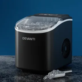 12kg Compact Portable Ice Maker 2 Sizes Water Alarm Devanti