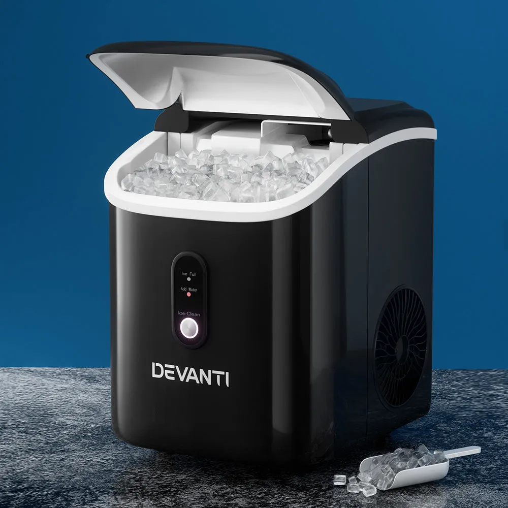 15kg Fast Nugget Ice Maker, Alarms, Compact - Devanti