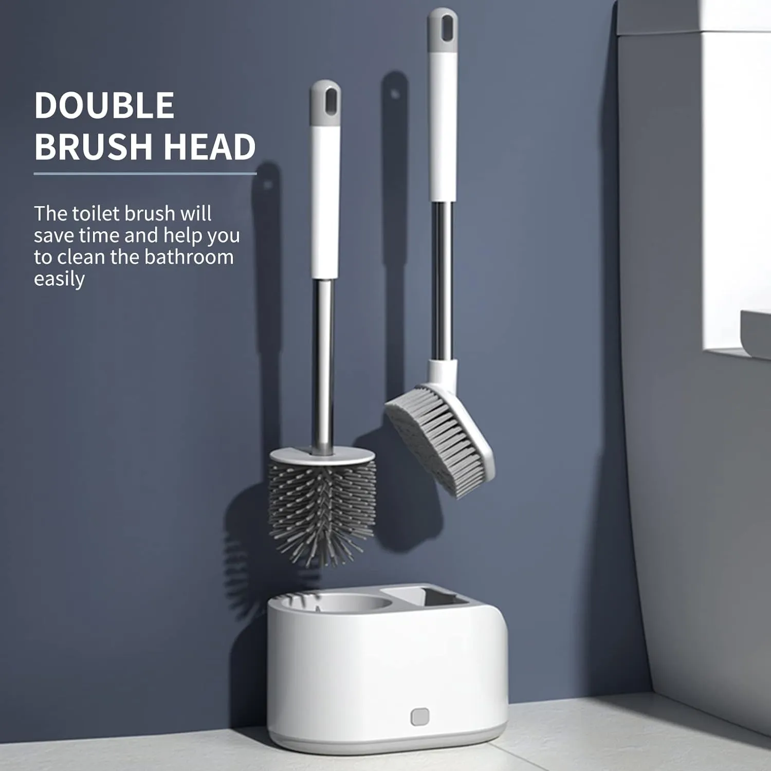 2-in-1 Bathroom Cleaning Brush Set