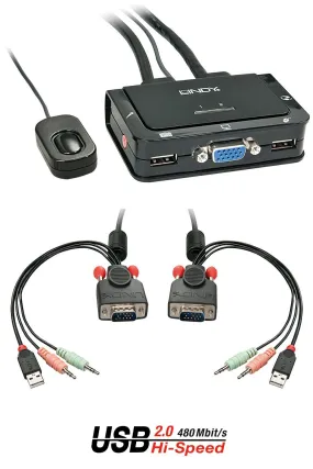 2 Port Vga, Usb 2.0 & Audio