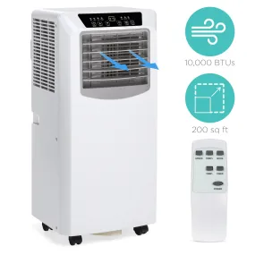 3-in-1 10,000 BTU Air Conditioner Fan Dehumidifier for Up to 200 Sq. Ft.