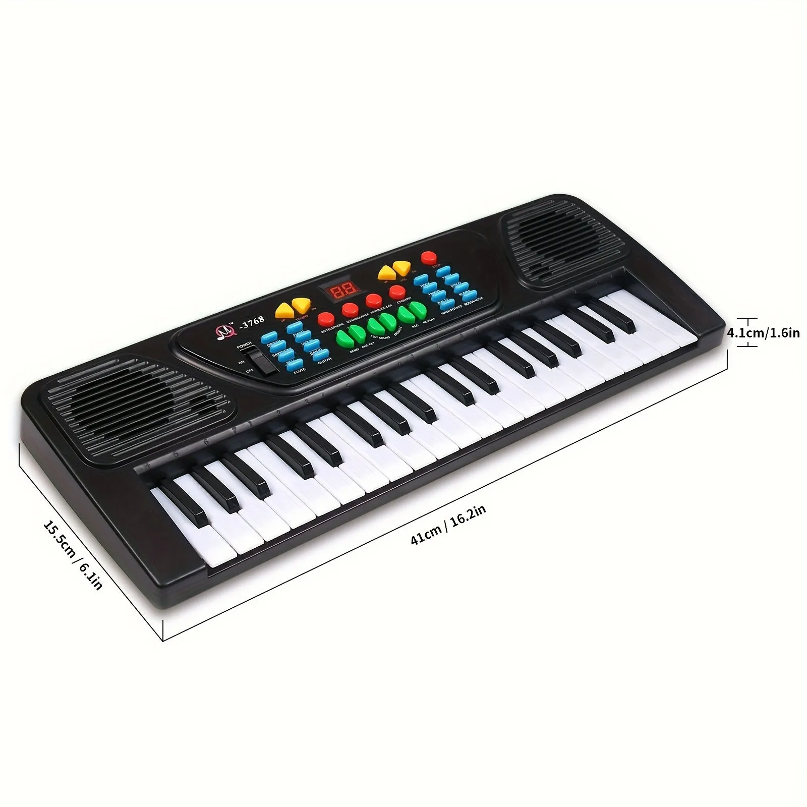 37Key Electronic Kids Piano with Microphone  Perfect Gift Idea