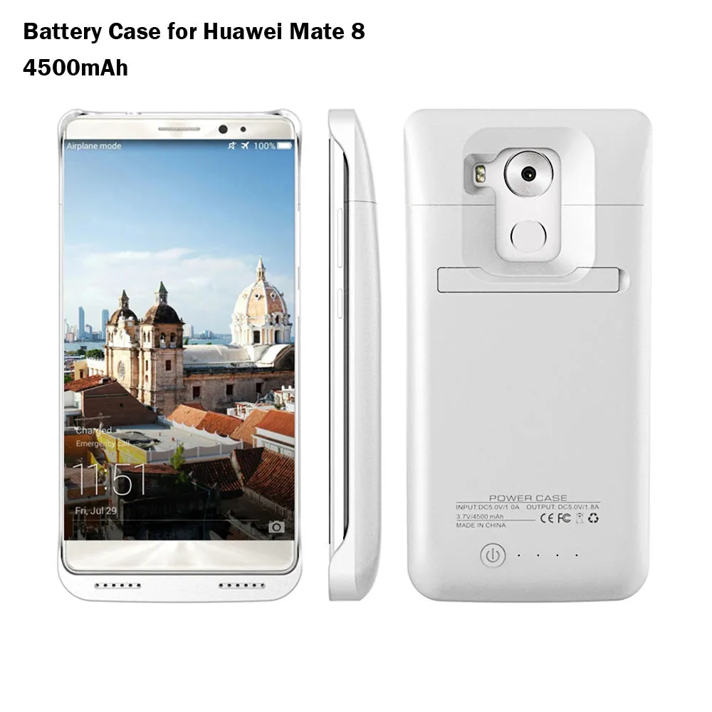 4500mAh Backup Battery External Power Bank Charger Case for Huawei Mate 8