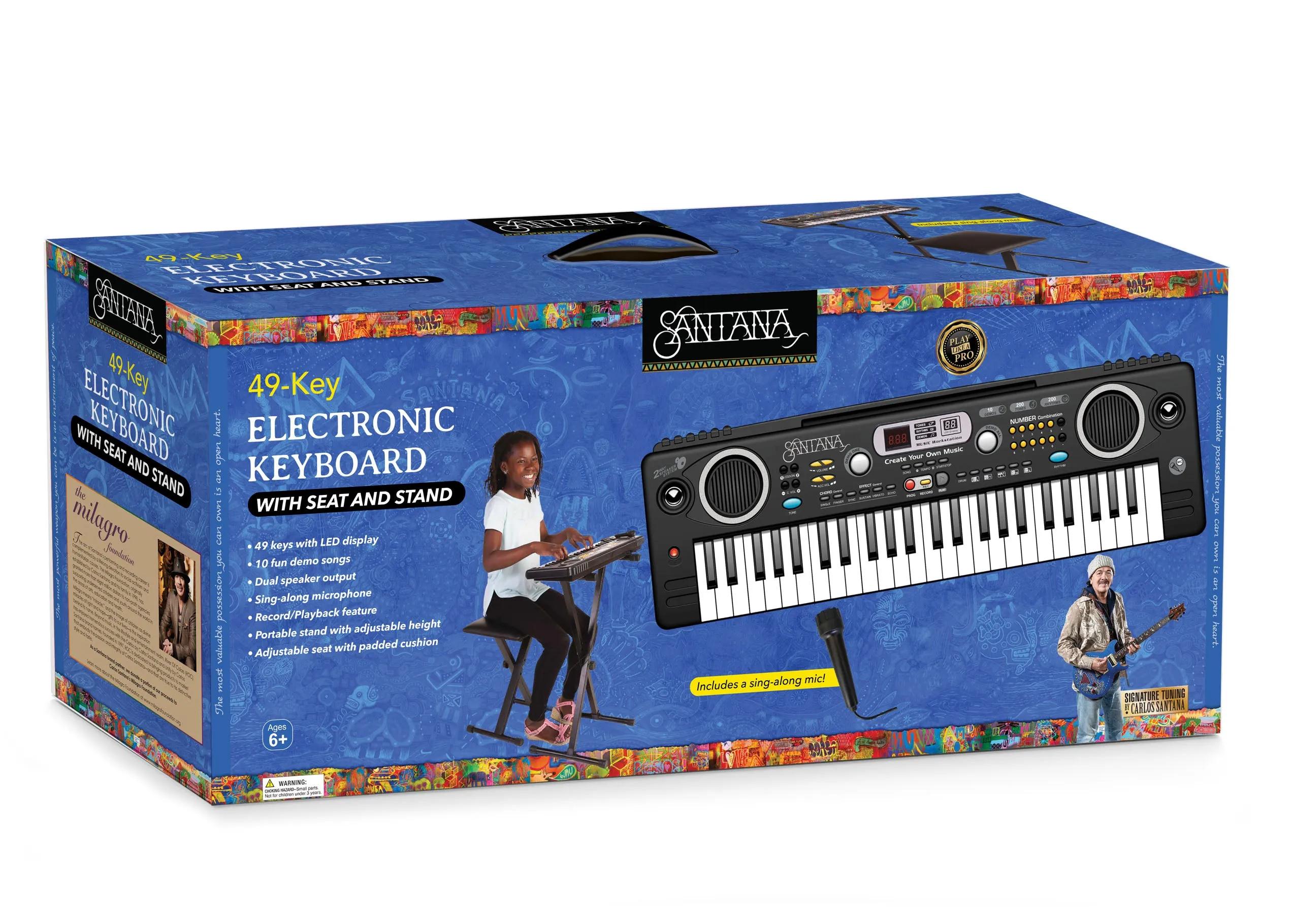 49-KEY ELECTRONIC KEYBOARD BUNDLE