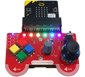 4Tronix Bit:Commander Console & Controller for BBC MicroBit (BitCommander)