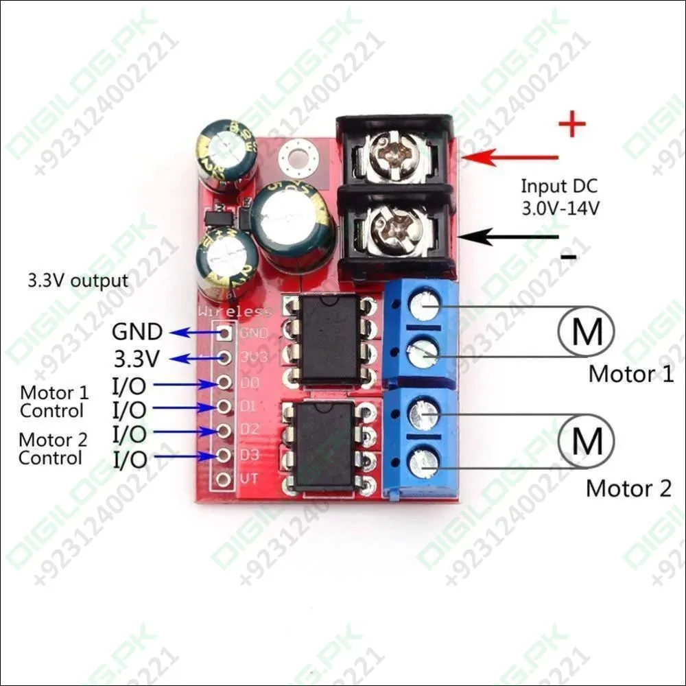 5a Dual Motor Drive Module Reverse Pwm Speed Regulation Double h Bridge Zk 5ad