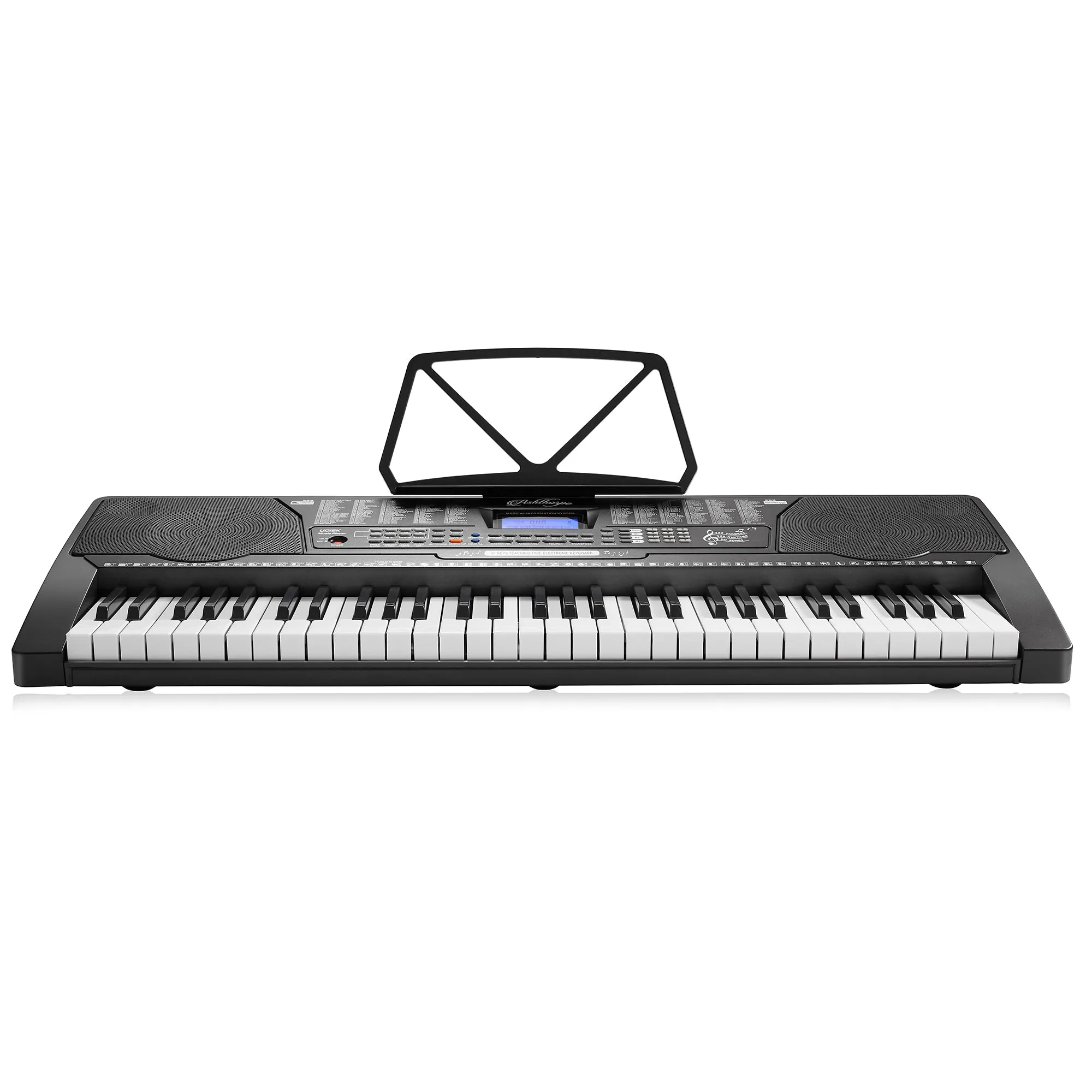 61-Key Digital Keyboard Piano with Full-Size Keys - Beginner Kit