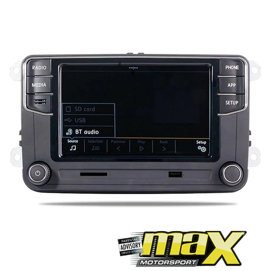 6.5 Inch VW RCD360 Double Din Media Receiver With Apple Carplay & Android Auto