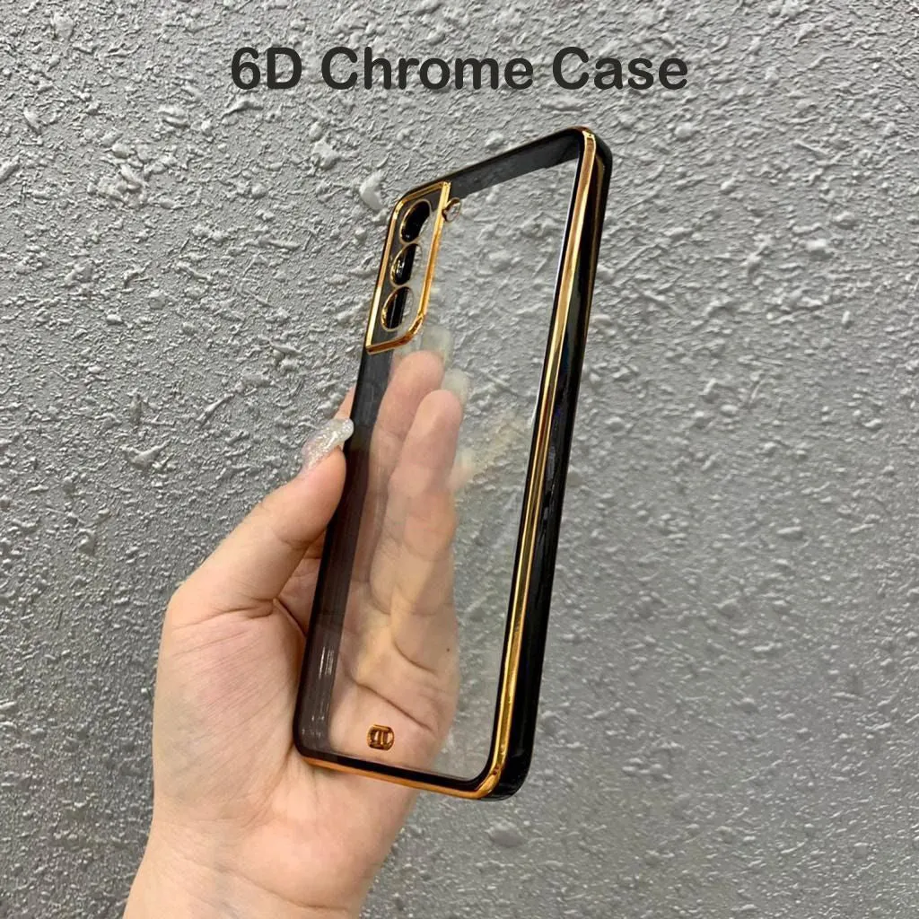 6D Golden Chrome Case For Oneplus