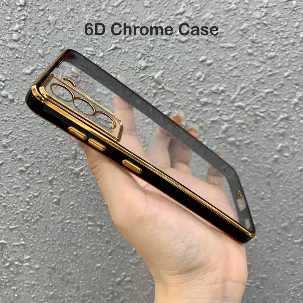 6D Golden Chrome Case For Oneplus