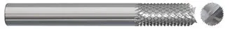 784-001010: 3/32 in. Dia., 3/8 in. Length Of Cut, 1-1/2 in. Overall Length Carbide Router Mill; Diamond Cut, Style F- Fish Tail End, BRIGHT, USA