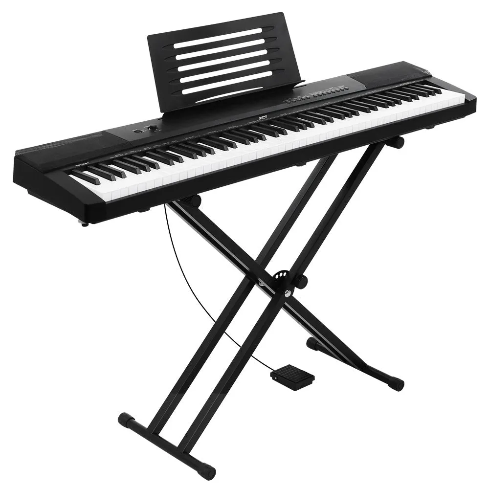 88-Key Digital Piano Keyboard w/ Stand, Sustain Pedal - Alpha