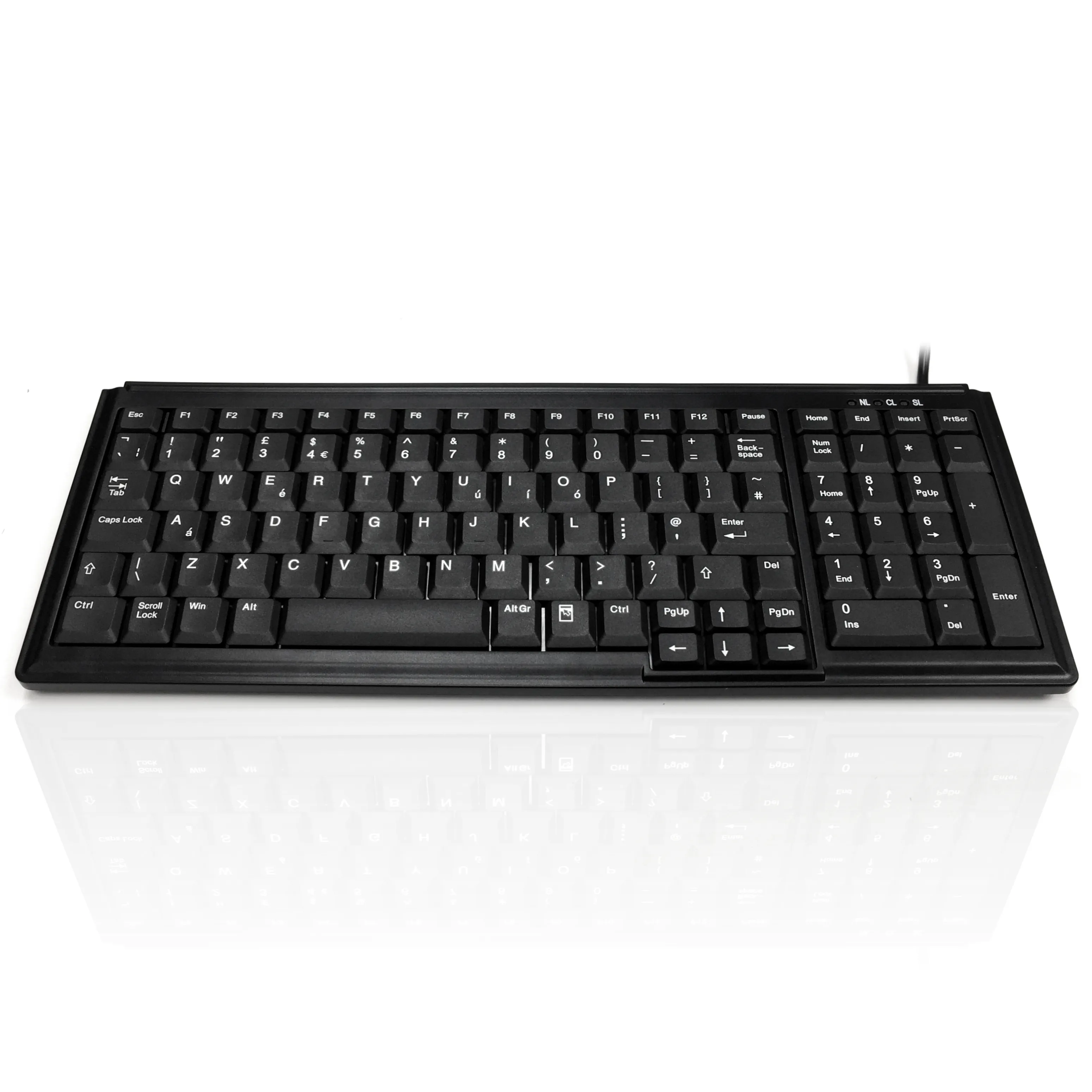 Accuratus K103A 15KV - USB & PS2 Compact Scissor Keyboard with 15KV ESD Air Discharge