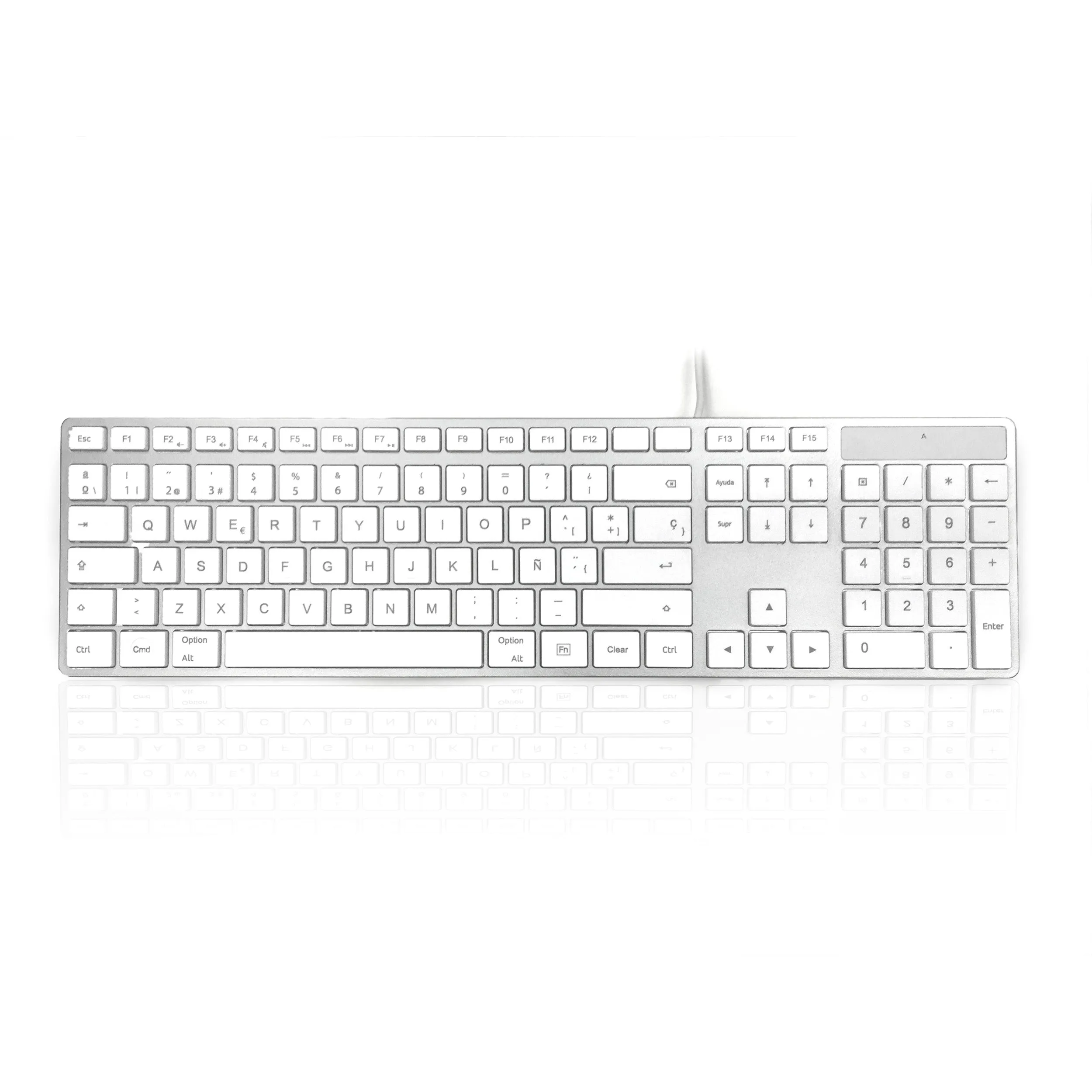 Accuratus KYBAC301 Full Size Apple Mac Multimedia language keyboard