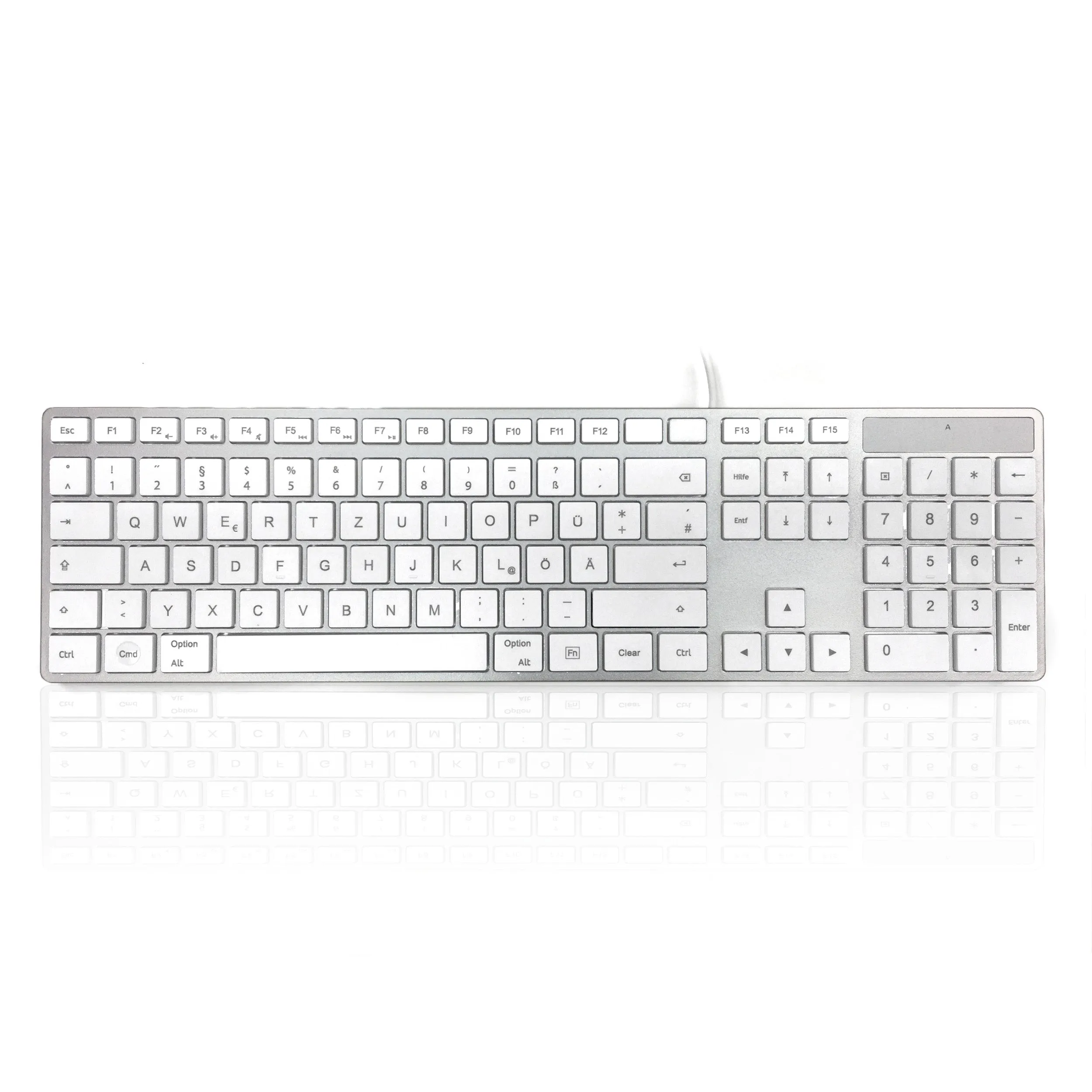 Accuratus KYBAC301 Full Size Apple Mac Multimedia language keyboard