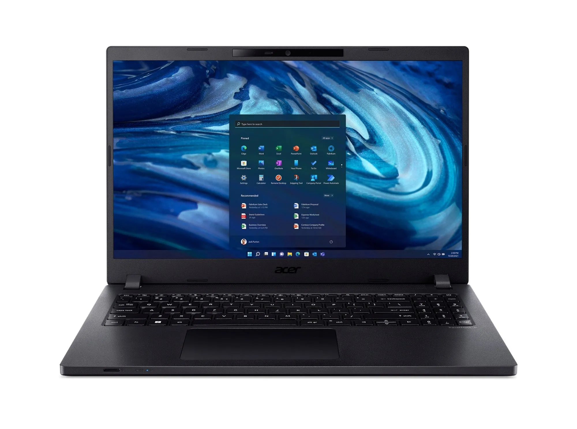 Acer TravelMate P2 Laptop, Intel Core i7-1255U, 16 GB RAM, 512 GB SSD, 15.6" Inch FHD Display, Win 11 Pro, Black