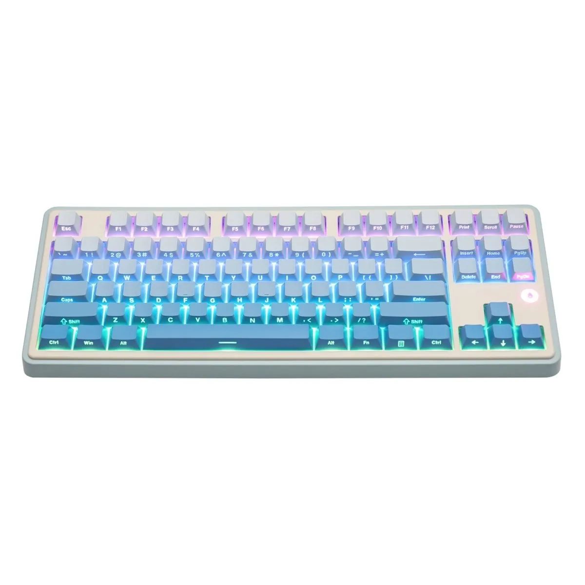 Ajazz AK870 Blue Mechanical keyboard RGB Wired&Wireless (Flyfish switch)