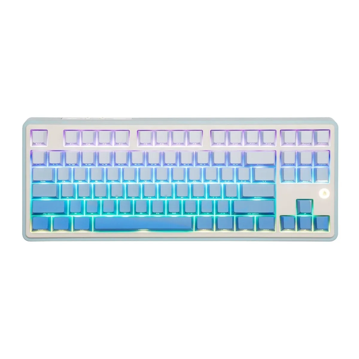 Ajazz AK870 Blue Mechanical keyboard RGB Wired&Wireless (Flyfish switch)