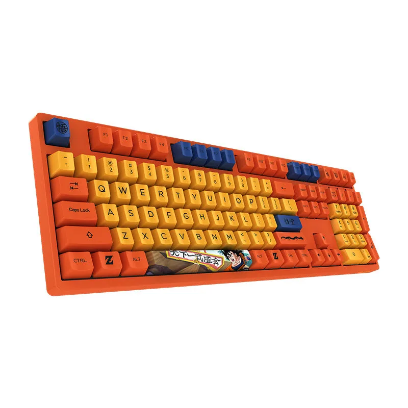 Akko 108K Dragon Ball Goku 3108 Orange Switch Keyboard