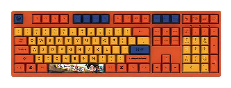 Akko 108K Dragon Ball Goku 3108 Orange Switch Keyboard