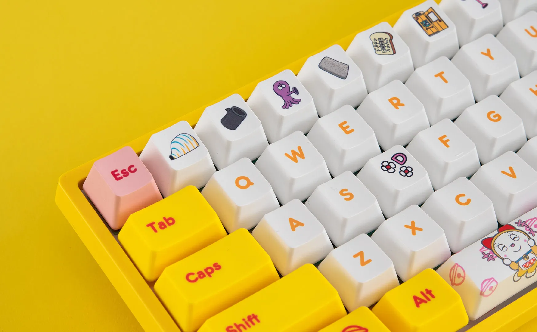 Akko 68K Dorami 3068 Orange Switch Keyboard