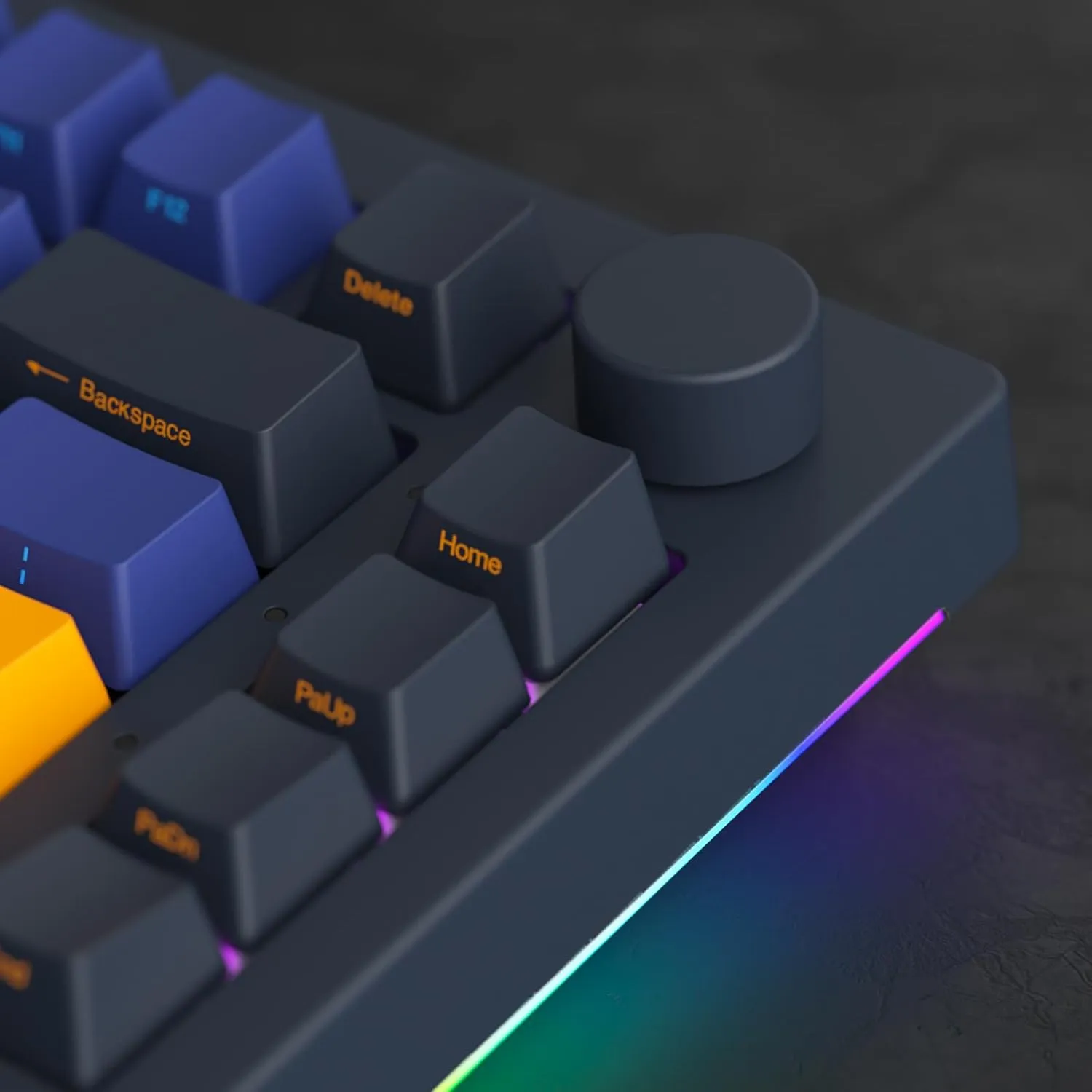 Akko Horizon 5075B Plus SP Wireless Mechanical Gaming Keyboard with PBT Side Keycaps, RGB, Custom-Knob