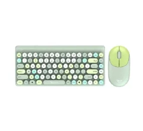 Alcatroz JELLYBEAN A3000 Crayon Green 2.4G Wireless & Bluetooth Keyboard & Mouse Combo