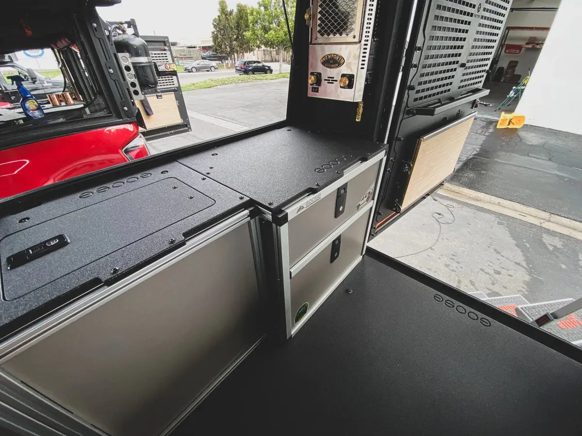 Alu-Cab Alu-Cabin Toyota Tundra 22-Present 3rd Gen - Rear Double Drawer Module