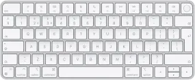 Apple Magic Keyboard with Touch ID - White/Silver