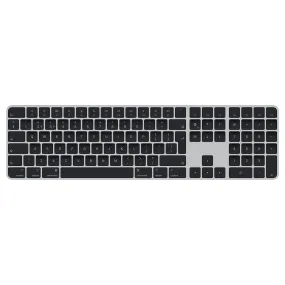 APPLE Magic Wireless Keyboard with Touch ID & Numeric Keypad - Black & Silver