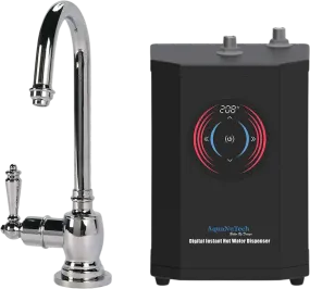 AquaNuTech Digital Instant Hot Water Dispenser with Hot Only Traditional C-Spout Faucet New