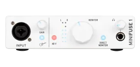 Arturia MINIFUSE1WH MiniFuse 1 Compact USB Audio Interface (White)