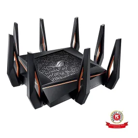 ASUS ROG Rapture GT-AX11000 AX11000 Tri-band 10 Gigabit WiFi Router, AiProtection Lifetime Security by Trend Micro, AiMesh compatible for Mesh Wi-Fi System, Next-Gen Wi-Fi 6, Wireless 802.11Ax