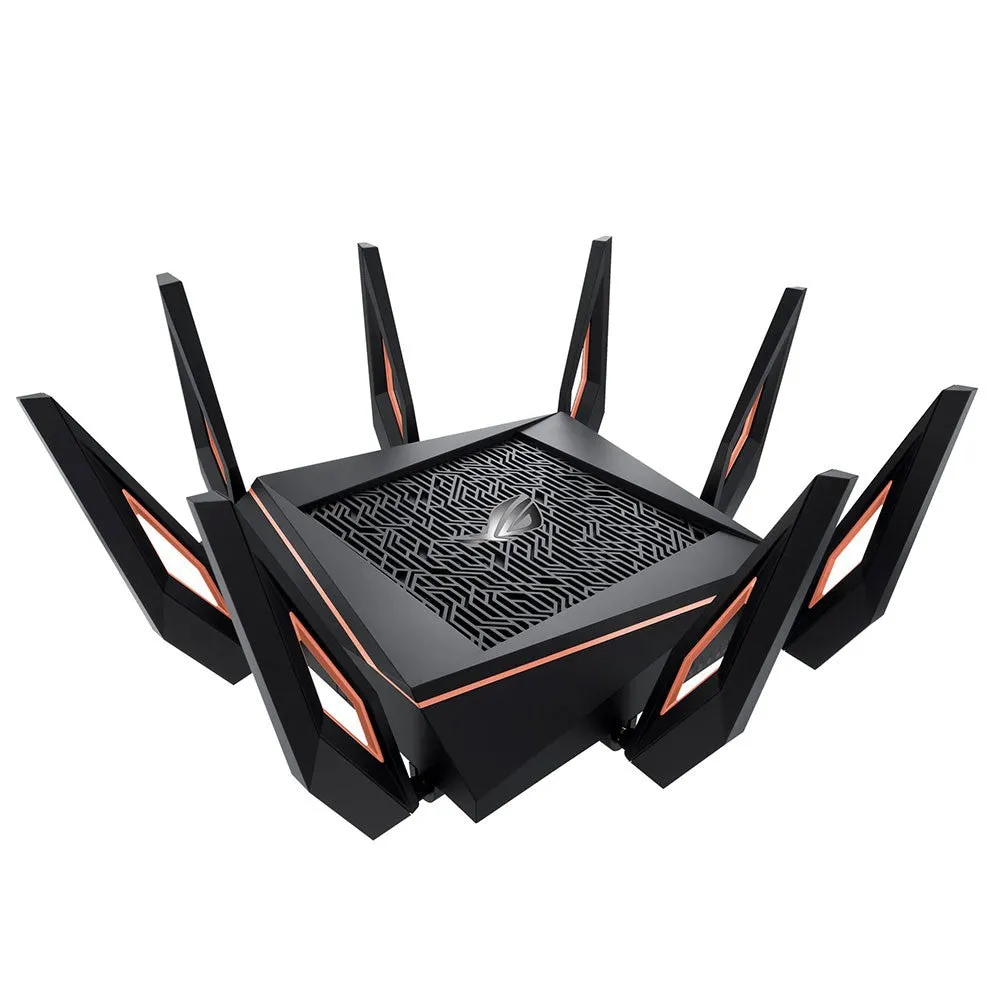 Asus Rog Rapture Gt-Ax11000 - Wireless Router - 4-Port Switch - 1Gbe, 2.5Gbe - Wan Ports: 2 - Wi-Fi 6 - Tri-Band - For I