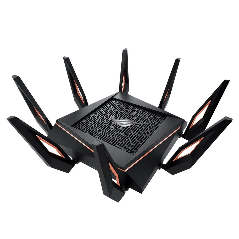 Asus Rog Rapture Gt-Ax11000 - Wireless Router - 4-Port Switch - 1Gbe, 2.5Gbe - Wan Ports: 2 - Wi-Fi 6 - Tri-Band - For I