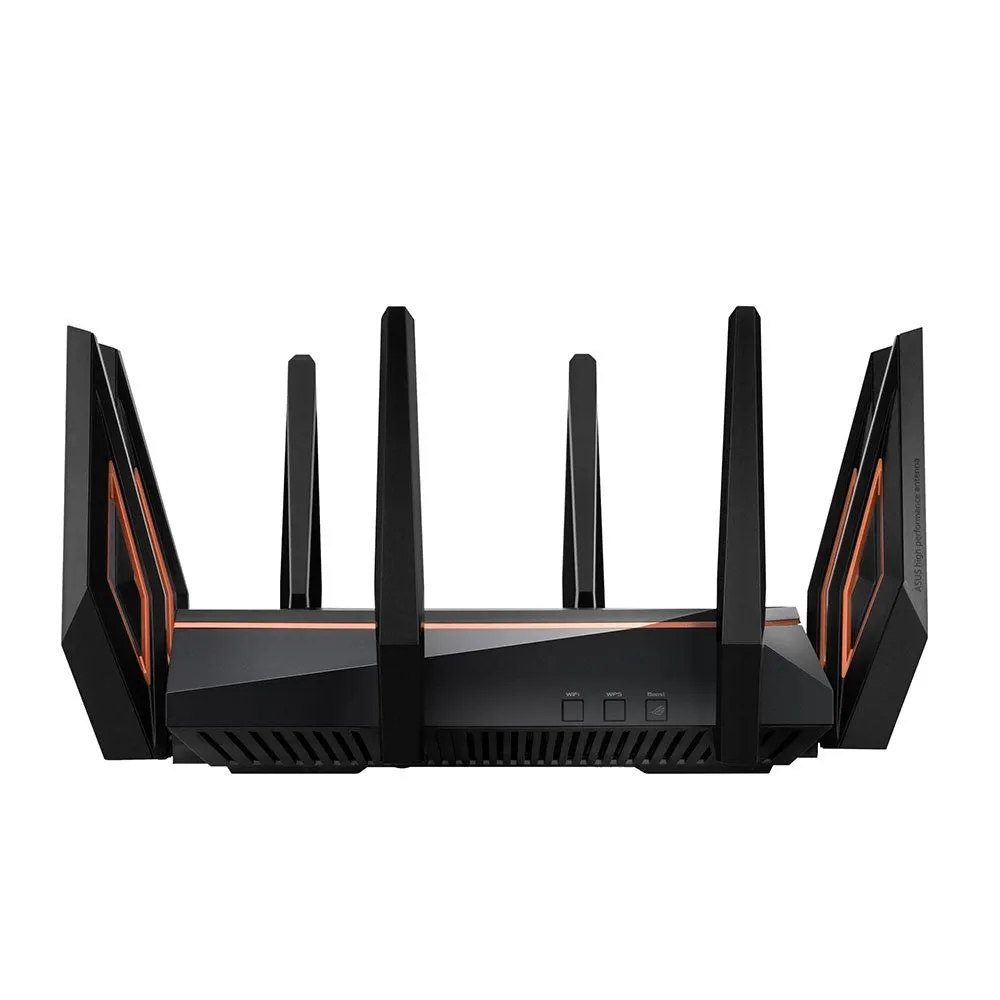 Asus Rog Rapture Gt-Ax11000 - Wireless Router - 4-Port Switch - 1Gbe, 2.5Gbe - Wan Ports: 2 - Wi-Fi 6 - Tri-Band - For I