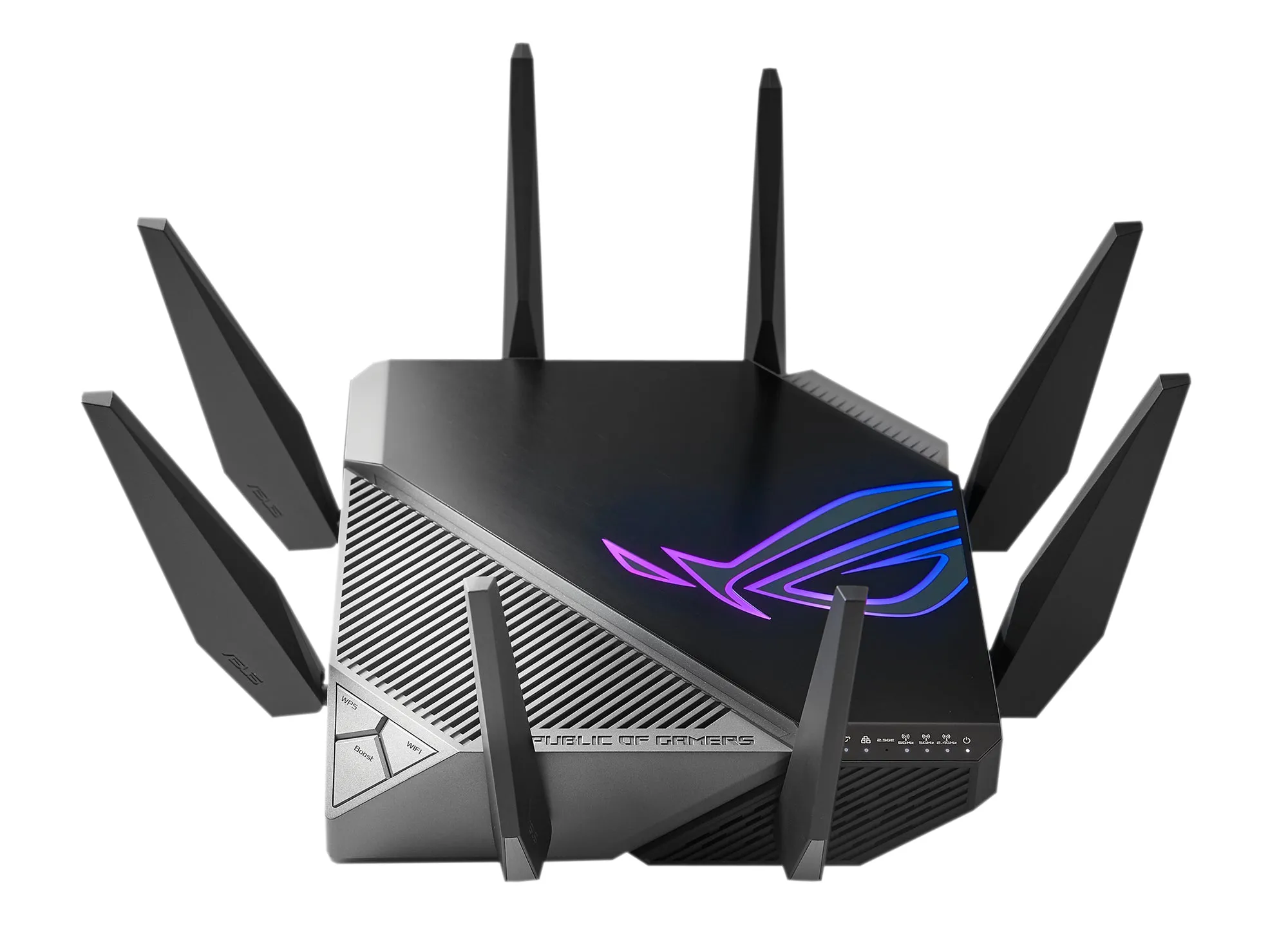 Asus Rog Rapture Gt-Axe11000 - Wireless Router - 4-Port Switch - Gige, 2.5 Gige - Wan Ports: 2 - Wi-Fi 6E - Wi-Fi 6 - Mu