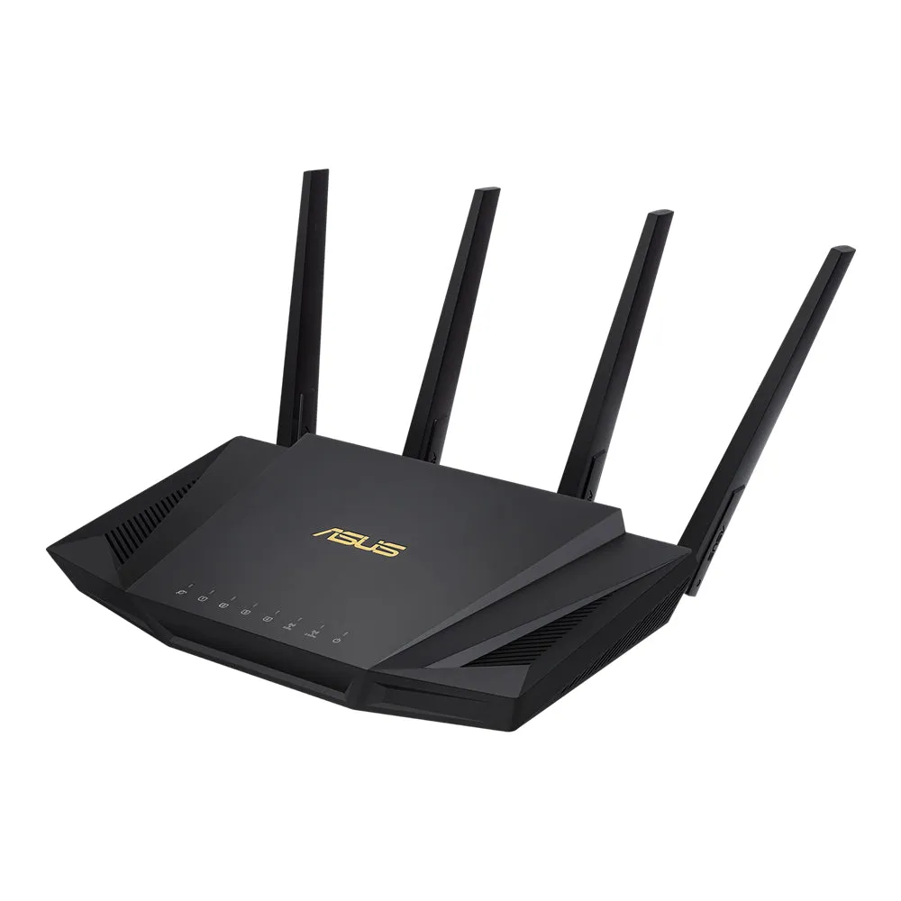 Asus Rt-Ax58u V2 - Wireless Router - 4-Port Switch - Gige - Wi-Fi 6 - Dual Band