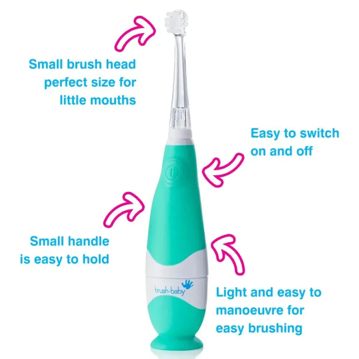 BabySonic® Teal Electric Toothbrush for Toddlers