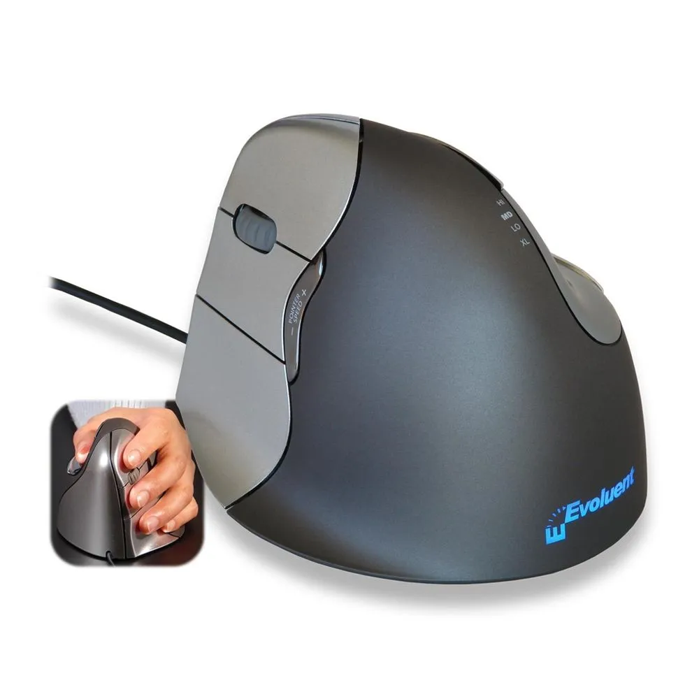 Bakker Elkhuizen Evoluent 4 Ergonomic Mouse- Wired