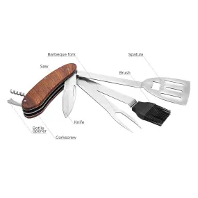 BBQ Multi Grilling Tool Grill and Barbecue 6-in-1