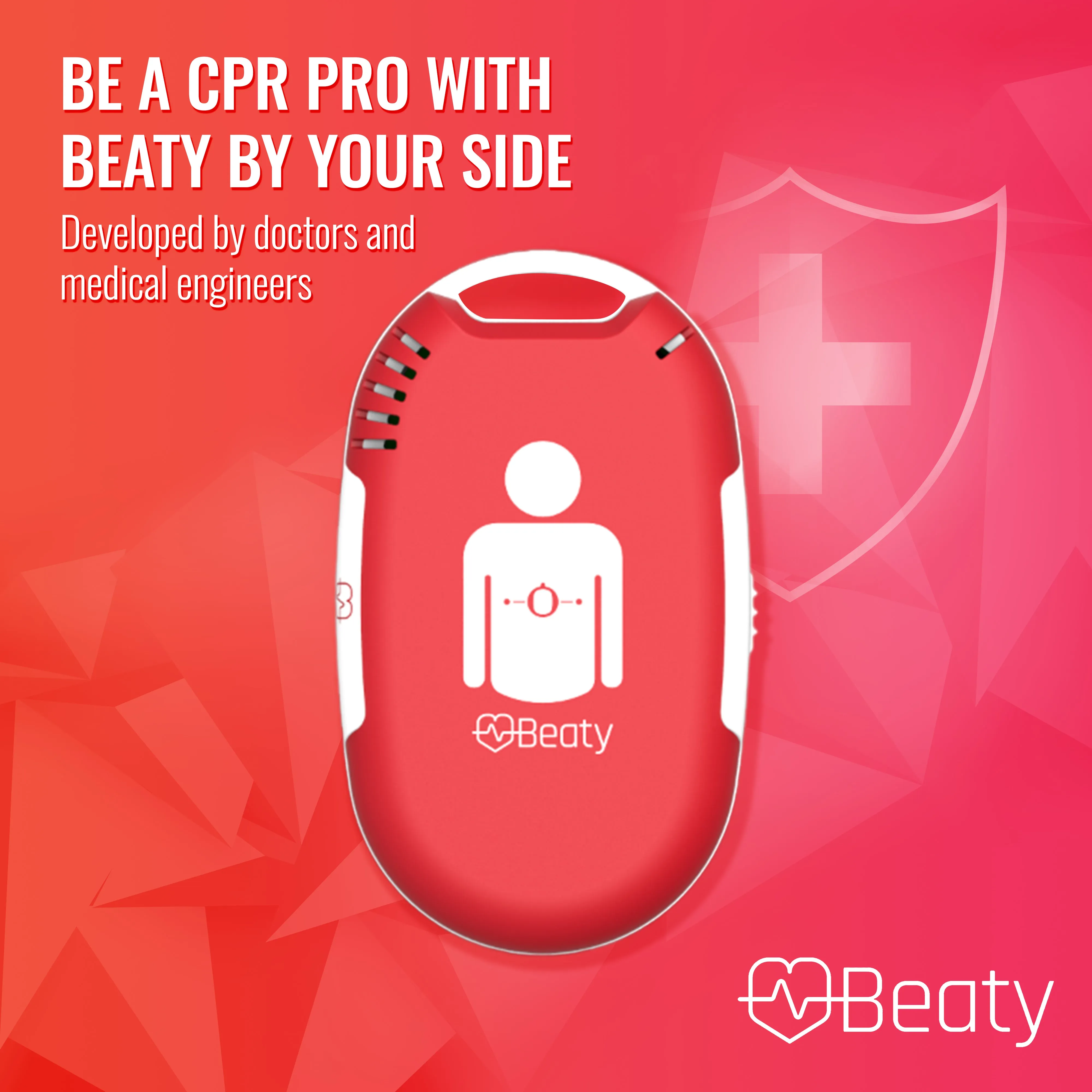 Beaty CPR Feedback Device V2 Red