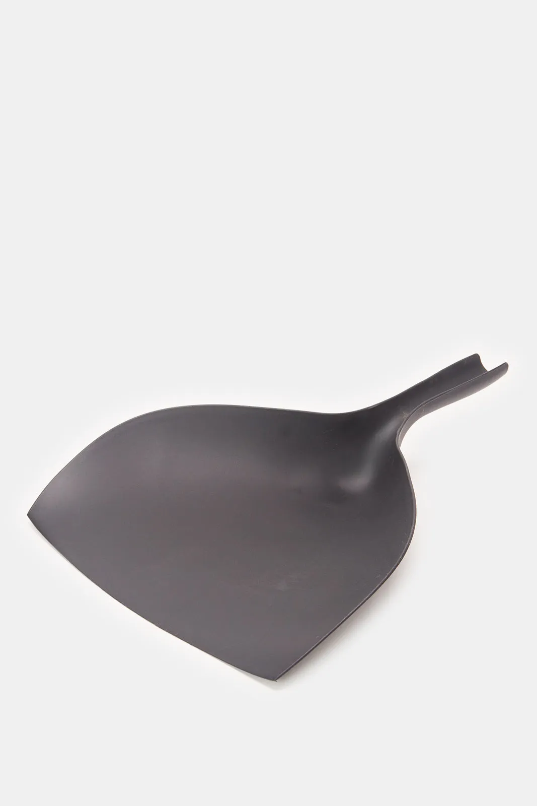 Beige And Black Plain Dustpan Set (2 Piece)