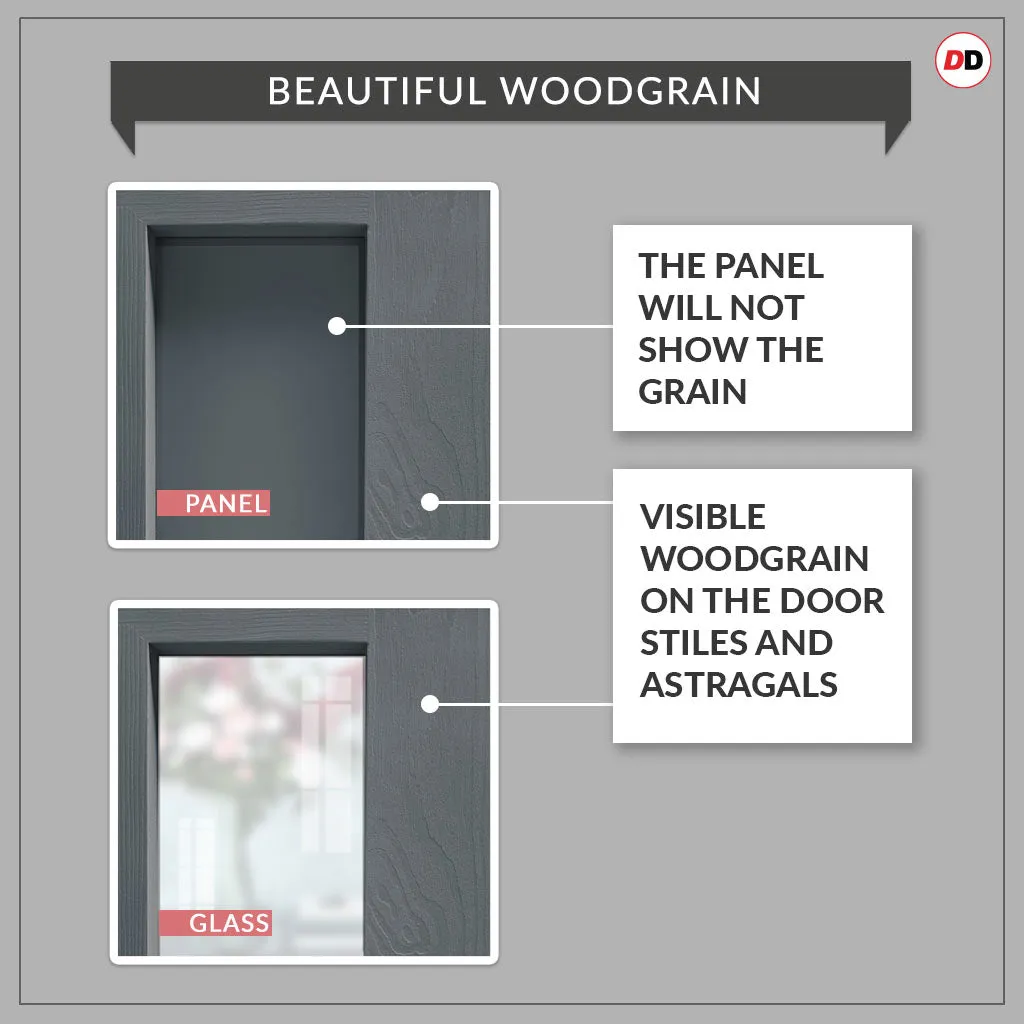 Bespoke Handmade Eco-Urban® Colorado 6 Panel Single Evokit Pocket Door DD6436 - Colour Options