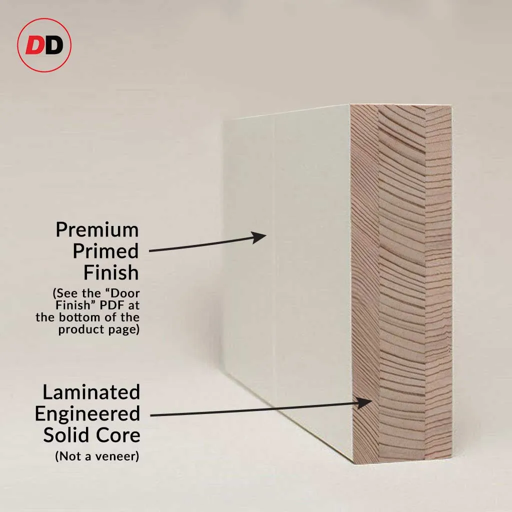 Bespoke Handmade Eco-Urban® Colorado 6 Panel Single Evokit Pocket Door DD6436 - Colour Options