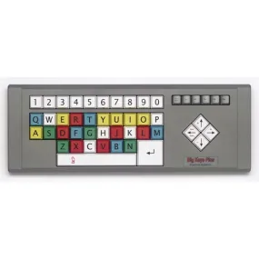 Big Keys Plus Large Key Desktop Keyboard with Multi Coloured Keys and Upper Case QWERTY Layout