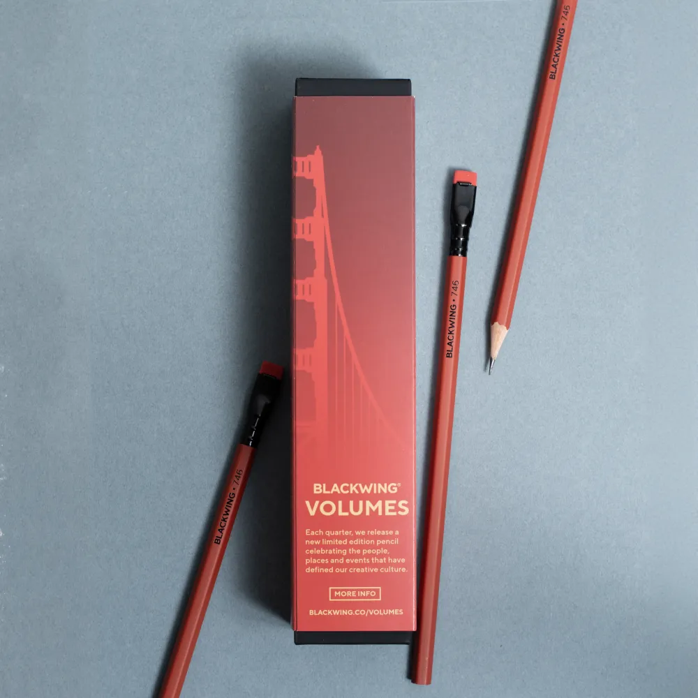 Blackwing Pencils Volume 746 - Golden Gate Bridge (Set of 12)