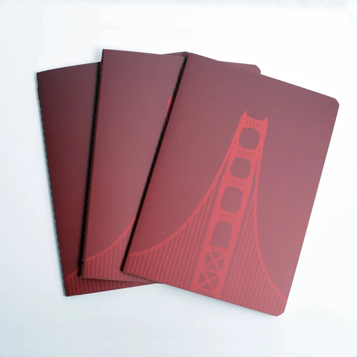 Blackwing Volume 746 Memo Book – Set of 3 - The Golden Gate Bridge