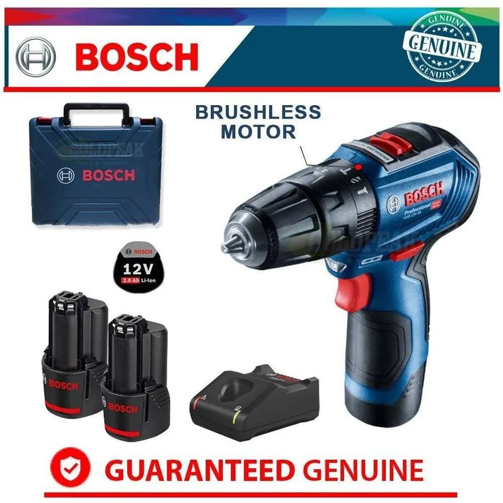 Bosch GSB 12V-30 Cordless Brushless Impact Drill - Driver 10mm (3/8") 12V